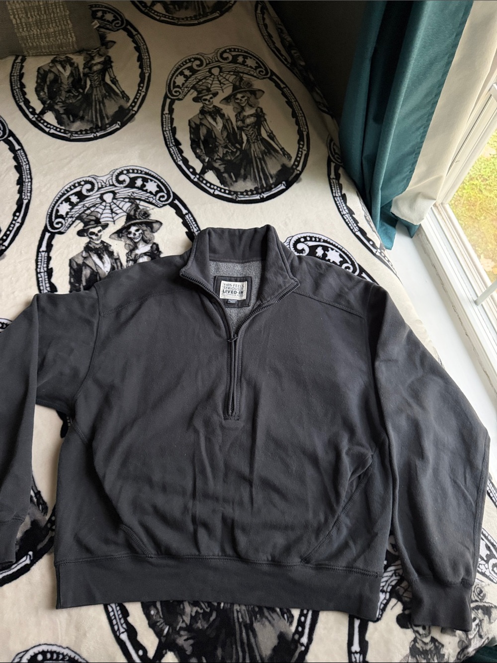 Half-Zip Pullover Sweatshirt